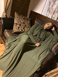 BaZma Olive Jilbab Set  image 0